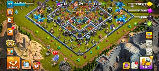 TH16 BEST DEAL | HIGH WALLS DEF | LEGENDARY SCENARY| HEROS [72-72-48-43-24-1] | NC 1000 | 13 EQUIPMENT AVAILABLE | INSTANT DELIVERY