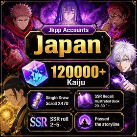 Japan | Single Draw Scroll X470, 120000+ Kaiju, SSR Recall Illustrated Book 20-30, The inspiration of death Mahito, A Life Entrusted to Me Yuji Itadori, Genuine Jujutsu Ryomen Sukuna, Awakening Satoru Gojo, Suguru Geto, SSR roll 2-5