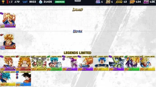 Ultra 🔹 🐉 Dragon Ball Legends 🔹 26205 Chrono Crystals 🔥LR 10* Super Vegito 🔥LL 10* Super Vegito 🔥LL 10* SS3 Gotenks 🔥1 UL 🔥1 LR 🔥12 LL 🔥124 SP 🔥