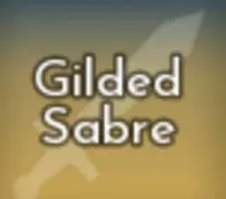 Grand Blue Gilded Sabre BEST SWORD OF THE GAME  INSTA TRADE !!