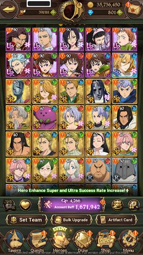 SDS1080 //Global - Rank 42 - 1M6 Account Buff - 2 LR - 801 Diamonds - 62 UR