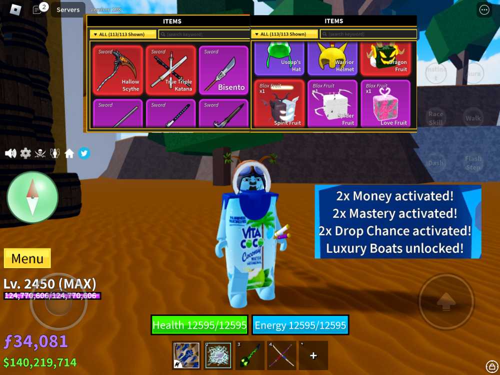 Multiple Roblox Games Account: Anime Adventures VIP High End, Blox