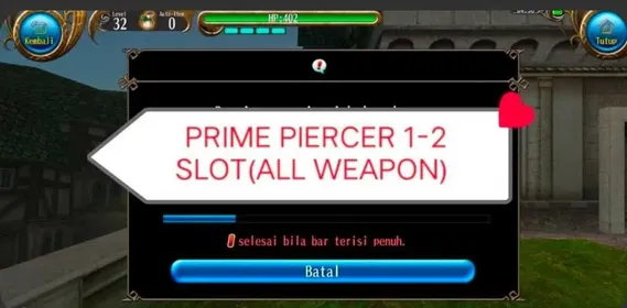 PRIME PIERCER 1-2 SLOT ALL WEAPON