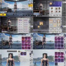 M416 Glacier Lvl 2"SLR (KillMsg)Lvl 50"1 Mythic Set"Buggy Skin"Rename Card"Rank Crown