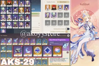 Nicole + Diluc + Yumemizuki + IF 56 | AR 10 | ASIA | Aether