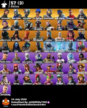 [PC|PSN|XBOX] 57 skins | The Reaper | Blue Squire | Elite Agent | Blue Team Leader | Rogue Agent | Blue Striker | Prodigy | Havoc | Sub Commander | A.I.M. | 300 VB|Full access mail
