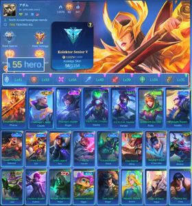 HERO 55 SKIN 56 | EMBLEM GOOD | COLECTOR PHARSA| EPIC ROGER | HERO GOOD| SKIN GOOD| INSTAN DELIVERY