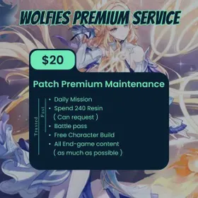 Genshin Impact │ Ultimate Patch Maintenance │ 45-Day Complete Progress Service
