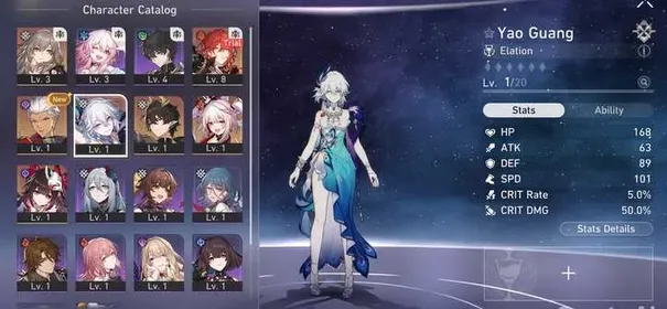 ASIA | TL 4 | Female | Starter | Yao Guang + Sparxie + Sparkle + Archer + Danheng PT |Companion Spirit x2