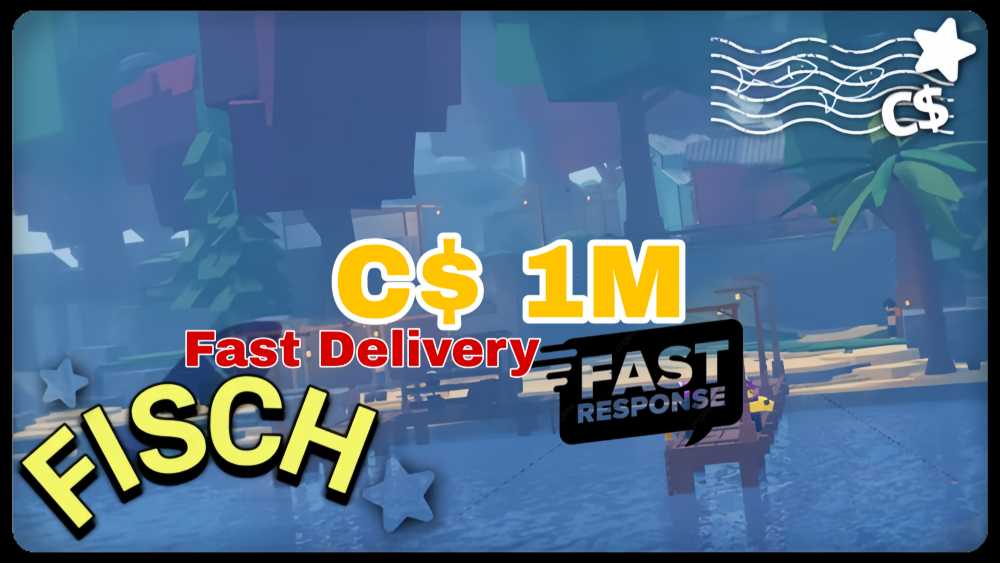 1M C$ | Fisch Roblox