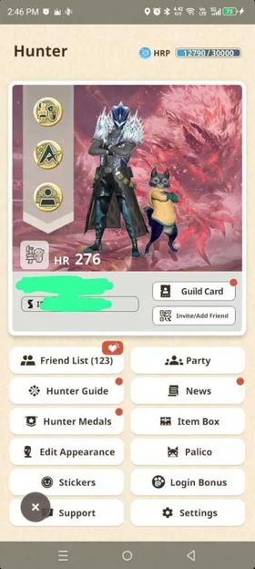 MHN4 – HR 276 High-End Account | 68 Grade 10/Max Weapons, 197 Armor Refinements & 50 Deviljho Riftscales