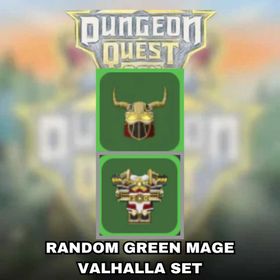 DUNGEON QUEST REBORN | RANDOM GREEN WARRIOR VALHALLA SET DQR