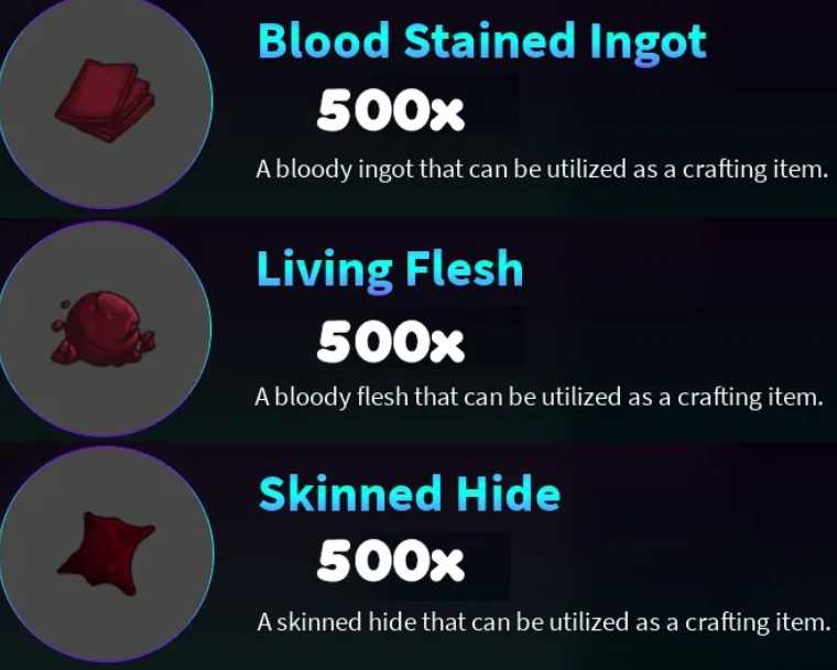 Project Slayers 500x Of Devourer Materials