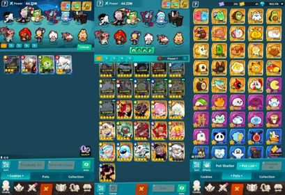 CRC5 – CookieRun: Crumble | Global Unlinked F2P Account | 900K Gems, 4 TSSR Cookies & 44M+ CP