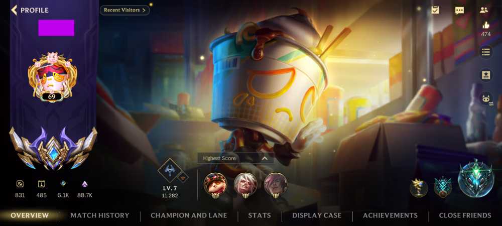 NA] PLATINUM I WR 27 Skins 41 Champions