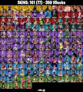 [PC/XBOX] 161 skins | TRAVIS SCOTT | Astro Jack(Sicko Mode) | Andre | Renee | Major Glory | Gold Midas | Gold Brutus | Harley Quinn | Midas Rex | Carnage | DeadPool #367