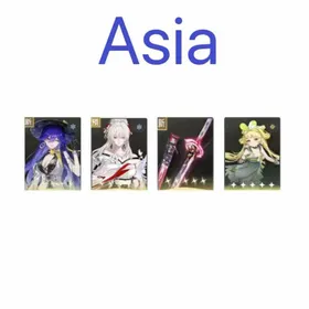 Asia lv8 HIYUKI+weapon+Lucilla+Verina+random 4 stars, The novice pool has not been moved