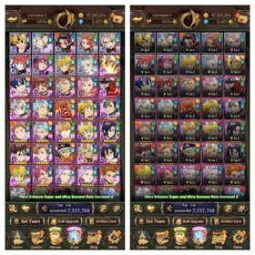 GLOBAL 2.400💎 | 7.2M CC | New Odin | All Collab Gachiakuta | Collab Fire Force | Collab Re:Zero | 9 LR + 13 BASIC UR