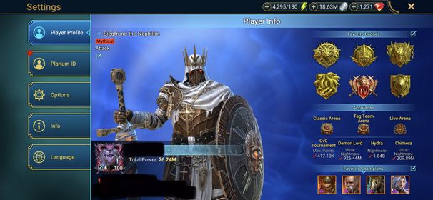 [11 Mythical Champions][26.24M] Lady Mikage+1(5*),Siegfrund(5*),Komidus,Lazarius,Frolni+1(6*),Aphidus,Fjorad,Embrys,Karnage + 336 LEGENDARY (Marius+1,Taras(6*)+Marichka(6*),Acrizia(5*)+Gnut,Siphi(6*)/x2 441,Yumeko(6*),Graazur(5*),Sulfuryion,Onryo...)