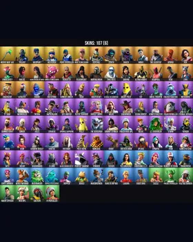 [OG] 107 Skins Merry Mint Axe ⭐️ Deadpool ⭐️ Ghoul Trooper ⭐️ Meowscles ⭐️ Peely ⭐️ Midas ⭐️ Harley Quinn ⭐️ Raven ⭐️ Black Widow Outfit ⭐️ Skye ⭐️ Rippley vs Sludge ⭐️ P-1000 ⭐️ Catalyst ⭐️ Peely Bone ⭐️ Cuddle Team Leader ⭐️ Rapscallion m233397866