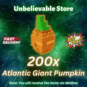 200x Atlantic Giant Pumpkin Seed - Grow a Garden 2 (GAG2)
