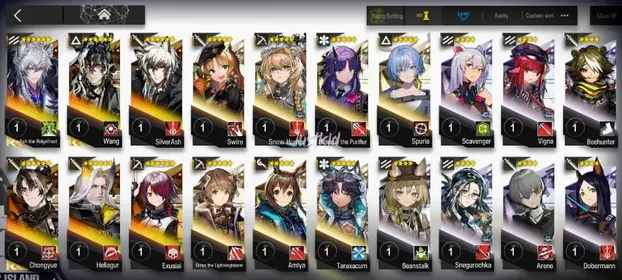 ARKNIGHTS GLOBAL STARTER 6*6 , 3 LIMITED WANG,CHONGYUE,SILVERASH ALTER , SILVERASH,HELLAGUR,EXUSIAI