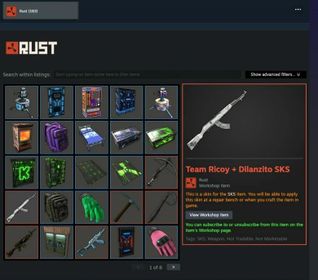 RT1117 // 183 SKINS ( KICK DROPS + TWITCH SKINS ) + Fresh RUST (0 Hours)