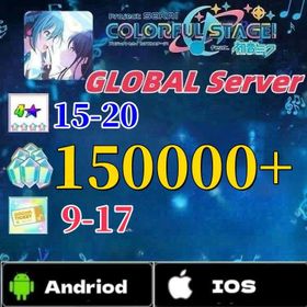 GLOBAL Server] 150000+ Crystal]+Random 15-20 four-star+3-star Character Scroll: 9+|Beginner account - Completed tutorial only|Fast and safe delivery|Project Sekai