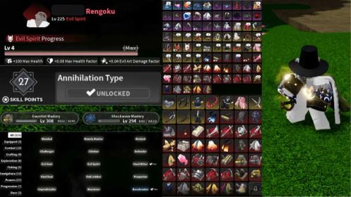 Slayers 2 BEST ACCOUNT CLAN RENGOKU LVL 225 + DEMON SHOCKWAVE AKAZA UNLOCK SKILL Account Clean X Instant Delivery[ikbl064]