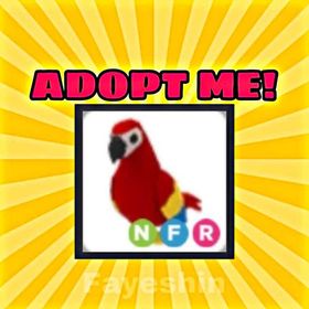 Adopt Me Legendary Neon Fly Ride Parrot NFR