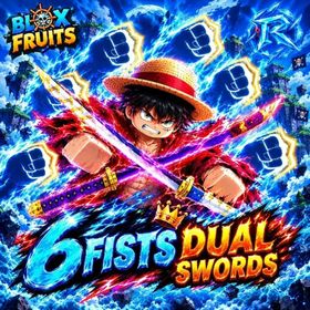 Blox Fruits Account | 6Fists | Dual swores