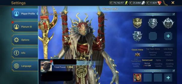 2 Mythicals ⭐ | 1.58M | Lazarius, Gizmak | + 42 Legendaries