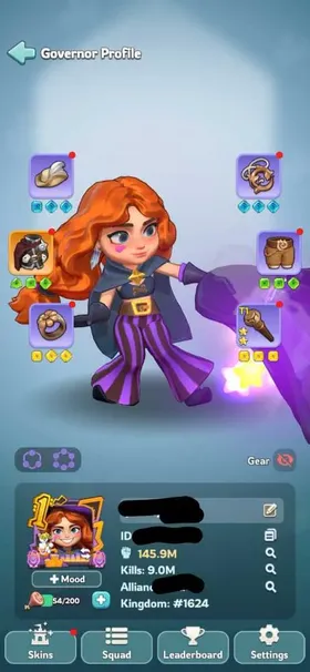 1 - TG 3 | 146M Power | 20 Hero | 160k Gems | 5 Skin | VIP 7 | INSTANT DELIVERY!
