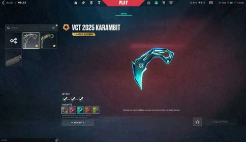 EU/TR | VCT 2025 Karambit, RGX 11z Pro Karambit, Singularity Vandal, Spectrum Phantom, RGX 11z Pro Sheriff, RGX Pro Outlaw, Sovereign Guardian | Full Access