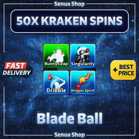 50X Kraken Spins - Blade Ball | ⭐️ 100% SAFE - QUICKEST - CHEAPEST ⭐️