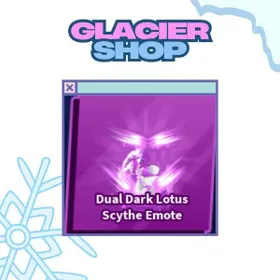Dual Dark Lotus Scythe Emote ( Limited ) [ Blade Ball ]