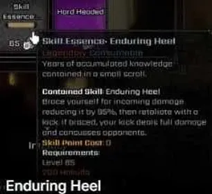 [VV :ULTIMATUM - BEST DEAL] SKILL ESSENCE ENDURING HEEL