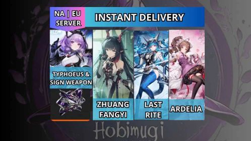 [NA/EU] LVL 2 | Typhoeus + Weapon Signature(Umbra OF Frigid Eventide) + Zhuang Fangyi + Last Rite + Ardelia + Weapon *6 + Free * 6 Untouched + Beginner Banner ON 30/40 | Instant Delivery | Login Google ( All Unset ) Can Change Email | First Owner |