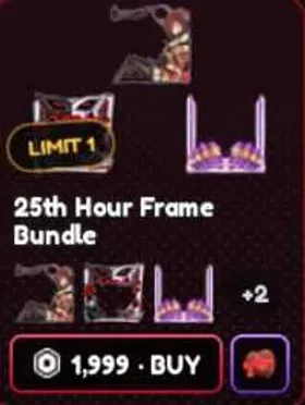 25th Hour Frame Bundle | Anime Vanguard | GIFT