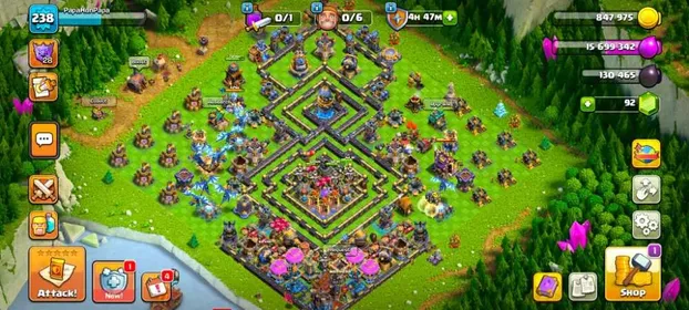 50% offer shop💥Fully max Defence💥8 Epic near max💥Hero 103 109 73 64 55 16💥nc 1000💥Builder base almost max