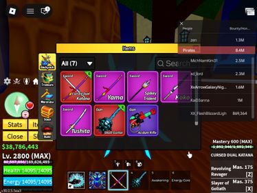 ID 595:LV2800+God+CDK+SGT+6 Race V4 Full Gear + Eat Kitsune + Yeti Inven |Human,Angel,Mink,Shark,Cyborg,Ghoul|Unverified Account|Auto Delivery|Blox Fruits
