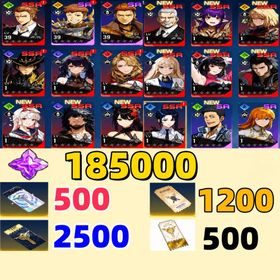 Global server|174000-185000 Essence Stones +All the characters in the picture|Include: 21 SSR Hunter+50 SSR weapons|Custom Draw Ticket：1900-2500| + Rate Up Draw Ticket：450-600 | +|1200+ Weapon Custom Draw Ticket|+|500 2nd Anniversary Special Draw|Initial Account|IOS/Android/PC|Fast and secure delivery|Solo Leveling: Arise