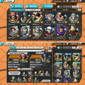 R108✨3EX 1MAX✨SUPPORT 123%✨ROGER MAX✨KUZAN✨GARP✨GOOD MEDALS✨MANY CHARACTER✨ANDROID/IOS