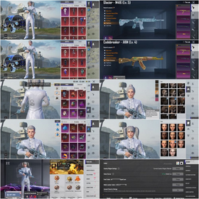 ‎*| ACC LEVEL 74 | M416 GLACIER HIT EFFECT | AKM CODEBREAKER  | S4 FACE + HAIR |S5 PONNY  | 66 MYTHICS | 1X MYTHIC LOBBY | 53 COLLECTION | 1X CONQUER FRAME| ‎