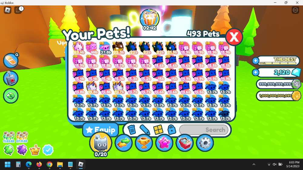 100 [Pet Simulator X + Ninja Legends 2] Pet Simulator X