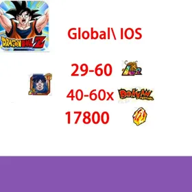Global|[IOS /only]|17800diamond+LR：29-60]| Dragon Ball Z Dokkan Battle |Fast delivery