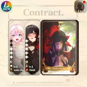 [Lv4] GLOBAL| Heidi✦5 + Heidi's World + Nadia✦3 | Heidi 5stars + Sign Heidi + Nadia 3stars |Starter account