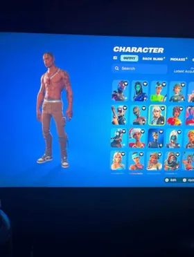 🔷680 SKINS🔷TRAVIS SCOT🔷 MINTY AXE🔷 POLO PRODIGY🔷CANDY AXE🔷FNCS PICKAXE🔷LEVITHAN🔷5 MOGUL MASTERS🔷NBA 75 SWISH🔷WORLCUP FISHSTICK🔷
