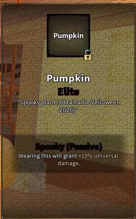 PUMPKIN THE VEIL