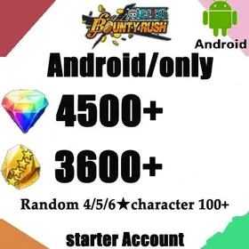 Global ⚡[Android Only]⚡[Instant Shipping][4500+💎RD][3600+GF]+100+ random 4/5/6 stars Characters[initial account